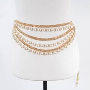 Oversize Layered Chain Belt
